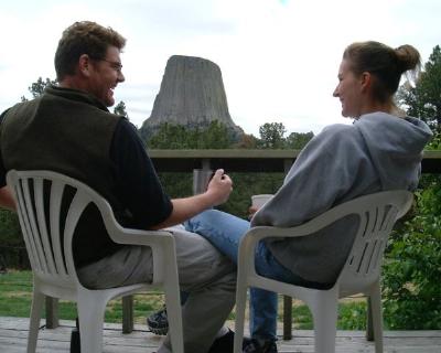 Enjoy the "Power of the Tower" at Devils Tower Lodge.